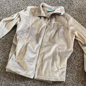 Lavender fuzzy free country jacket large